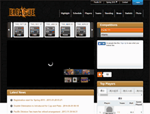 Tablet Screenshot of eleague.openball.com